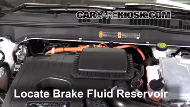 2017 Ford Fusion Energi Titanium 2.0L 4 Cyl. Brake Fluid Add Fluid